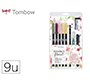 Set watercoloring tombow floral 9 piezas