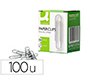 Clips niquelados q-connect nº 32 mm caja de 100 unidades