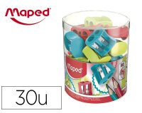 Sacapuntas maped plastico vivo 2 usos colores surtidos