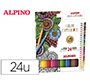 Lapices de colores alpino experience mina premium 3,3 mm caja carton de 24 unidades colores