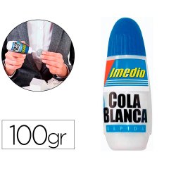 Pegamento cola blanca imedio bote de 100 gr