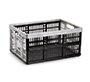 Caja plegable plasticforte 32 litros plastico color plata 480x350x230 mm