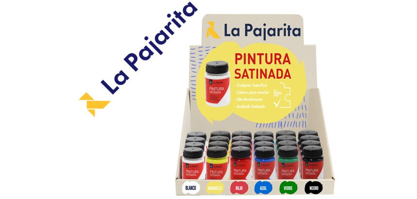 Expositor sobremesa La Pajarita  pintura satinada