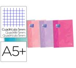Cuaderno espiral oxford touch pastel europeanbook 5 tapa extradura din a4+ 120 hojas cuadro 5 mm colores surtidos