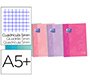 Cuaderno espiral oxford touch pastel europeanbook 5 tapa extradura din a4+ 120 hojas cuadro 5 mm colores surtidos