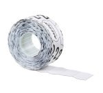 Etiquetas meto onduladas 26x12 mm lisa adh. 2 rollo de 1000 unidades