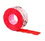 Etiquetas meto onduladas 26x12 mm rojo fluorescente adh. 2 rollo de 1000 unidades