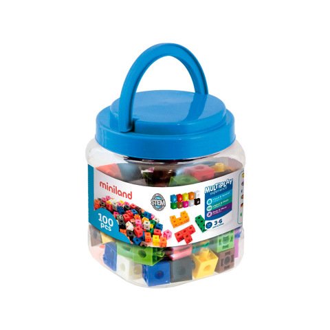Juego Miniland 100 cubos