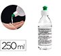 Gel hidroalcoholico higienizante para manos limpiay desinfecta sin necesidad de aclarado bote de 250 ml