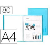 Carpeta liderpapel escaparate fundas polipropileno traslucida din a4