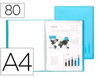 Carpeta liderpapel escaparate fundas polipropileno traslucida din a4