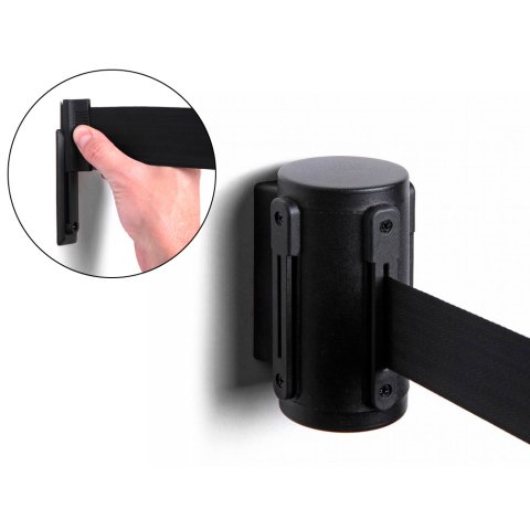 Cinta Extensible de Pared Negra