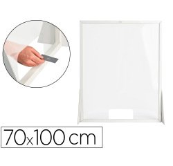 Pantalla de proteccion q-connect carton formato vertical 70x100 cm