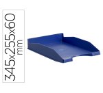 Bandeja sobremesa archivo 2000 antimicrobiana plastico apilable 3 posiciones din a4 y folio azul 345x255x60 mm