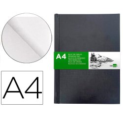 Bloc dibujo liderpapel esbozos encuadernado din a4 210x297 mm 100 hojas 100 g