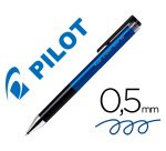 Boligrafo pilot synergy point retractil sujecion de caucho tinta gel 0,5 mm azul