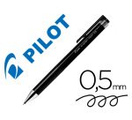Boligrafo pilot synergy point retractil sujecion de caucho tinta gel 0,5 mm negro
