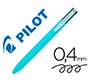 Boligrafo pilot super grip g 4 colores retractil sujecion de caucho tinta base de aceite cuerpo color azul