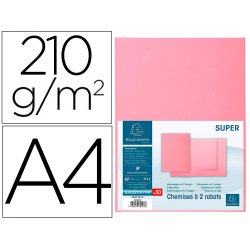 Paquete de 50 Subcarpetas con 2 solapas SUPER 210 g/m2 Exacompta
