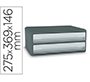 Fichero cajones de sobremesa cep moov up reciclado 80% 2 cajones color gris 275x369x146 mm