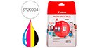Canon PG-560XL + CL-561XL Pack cartuchos originales alta capacidad negro + tricolor + papel foto 10x15 cm