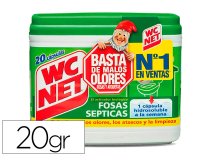 Elimina olores wc net fosas septicas capsula de 18 gr caja de 20 unidades