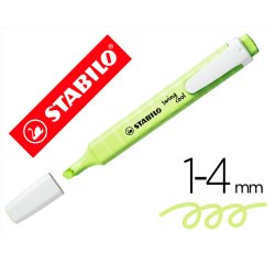 Rotulador stabilo fluorescente fino swing cool pastel chispa de lima