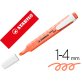 Rotulador stabilo fluorescente fino swing cool pastel coral meloso