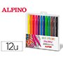 Rotulador alpino dual artist color experience estuche de 12 unidades colores surtidos