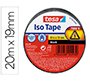 Cinta adhesiva aislante tesa 20 mt x 19 mm color negro