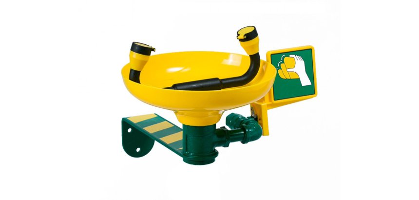 Lavaojos faru basic de pared basic con compesador automatico de flujo 315x280x140 mm