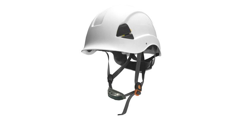 Casco faru abs para trabajos en alturas 6 puntos de anclaje color blanco