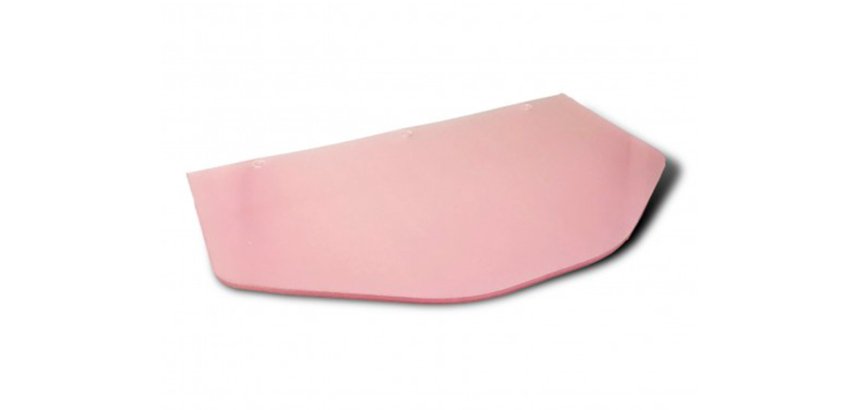 Recambio visor faru para pantalla a-20 policarbonato transparente 385x225x8 mm