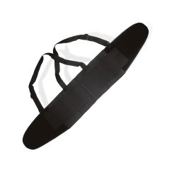 Cinturón antilumbago faru elástico con tirantes talla xl color negro