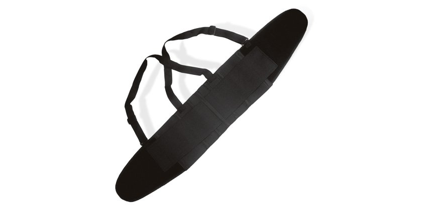 Cinturón antilumbago faru elástico con tirantes talla xl color negro