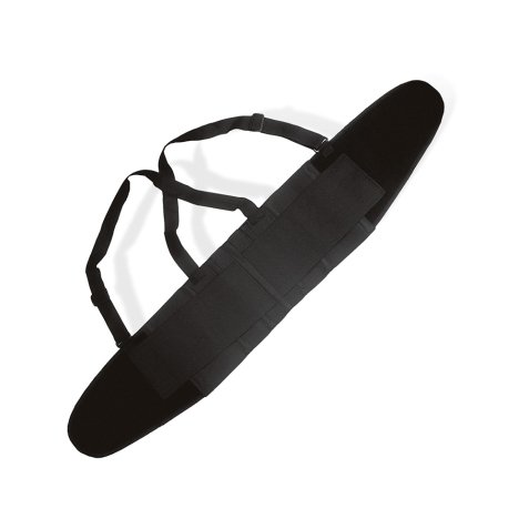 Cinturón antilumbago faru elástico con tirantes talla xl color negro