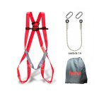 Conjunto anticaídas Faru arnes p01 + cuerda c170 + 2 mosquetones virola + bolsa porta arnés