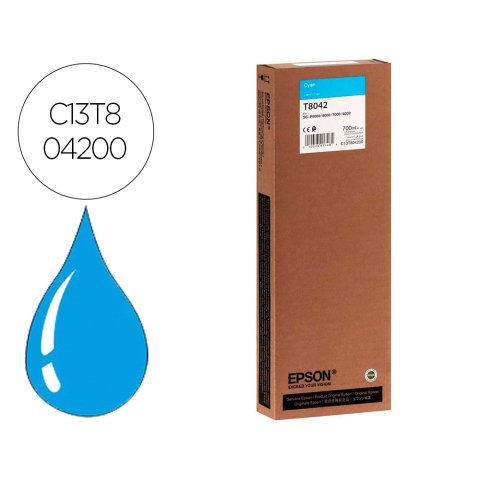 Epson T8042 Cartucho Original HDX/HD cCan ultrachrome 700ml