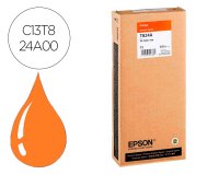 Epson T824A Cartucho Original HDX/HD naranja ultrachrome 350 ml
