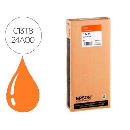 Epson T824A Cartucho Original HDX/HD naranja ultrachrome 350 ml