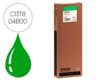 Epson T804B  Cartucho Original HDX/HD Verde Ultrachrome 700 ml