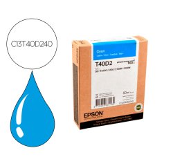 Ink-jet epson ultrachrome xd2 cian t40d240 sc-t3100/sc-t5100 50 ml