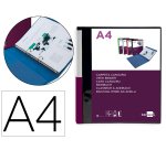 Carpeta liderpapel canguro 2 anillas 25 mm mixtas polipropileno din a4 negro opaco
