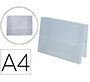 Carpeta liderpapel portadocumentos polipropileno dina4 transparente translucido lomo 50 mm