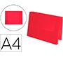 Carpeta liderpapel portadocumentos polipropileno dina4 rojo translucido lomo 50 mm