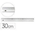 Regla liderpapel metalica aluminio 30 cm