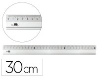 Regla liderpapel metalica aluminio 30 cm