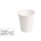 Vaso de carton biodegradable blanco 220 cc paquete de 50 unidades