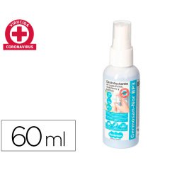 Limpiador higienizante desinfectante germosan bp3 para superficies y mobiliario bote pulverizador 60 ml