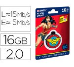 Memoria usb emtec flash 16 gb usb 2.0 collector wonder woman